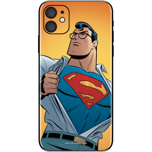 DC Comics Superman 90's Animated Series iPhone 11 Skin